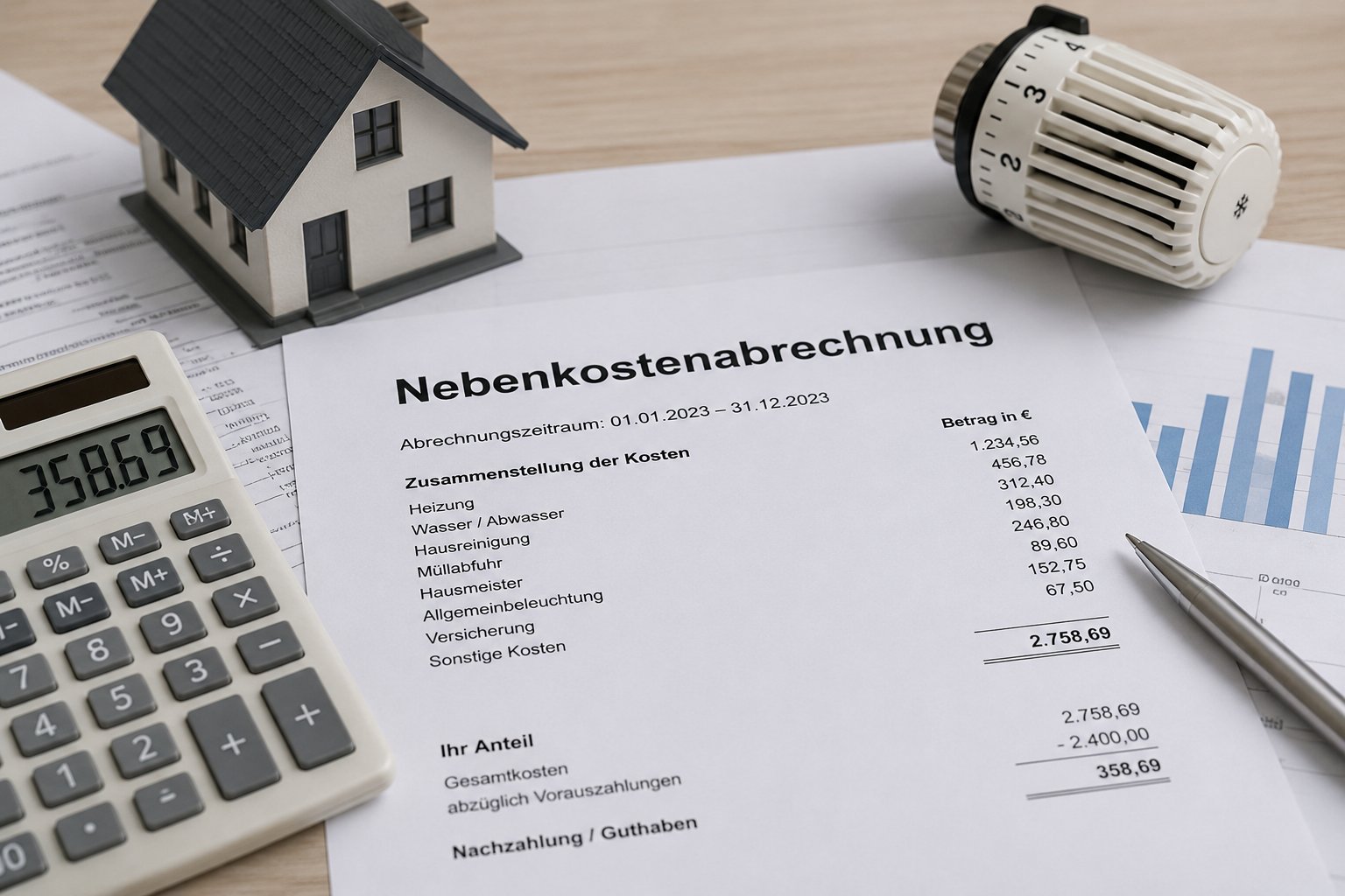 Nebenkostenabrechnung erstellen – Anleitung für Vermieter